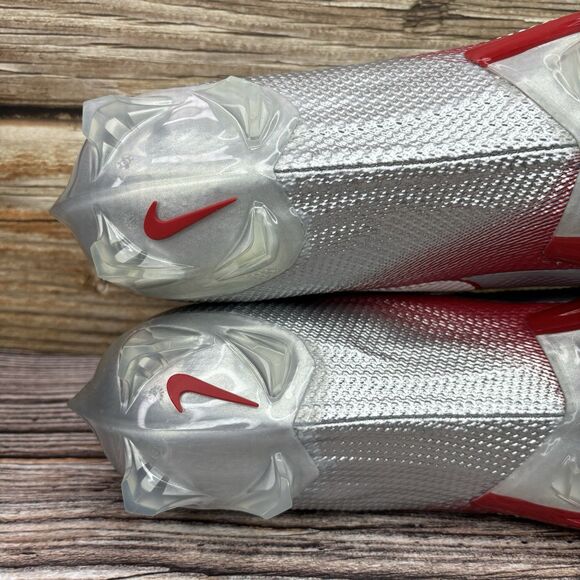 Size 12 Nike Vapor Edge Pro 360 University Red Silver Football Cleats AO8277-008 main image 10